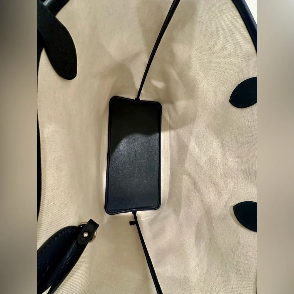 Gucci Ophidia GG Large Tote In Beige and Blue Supreme - Picture 2 of 15